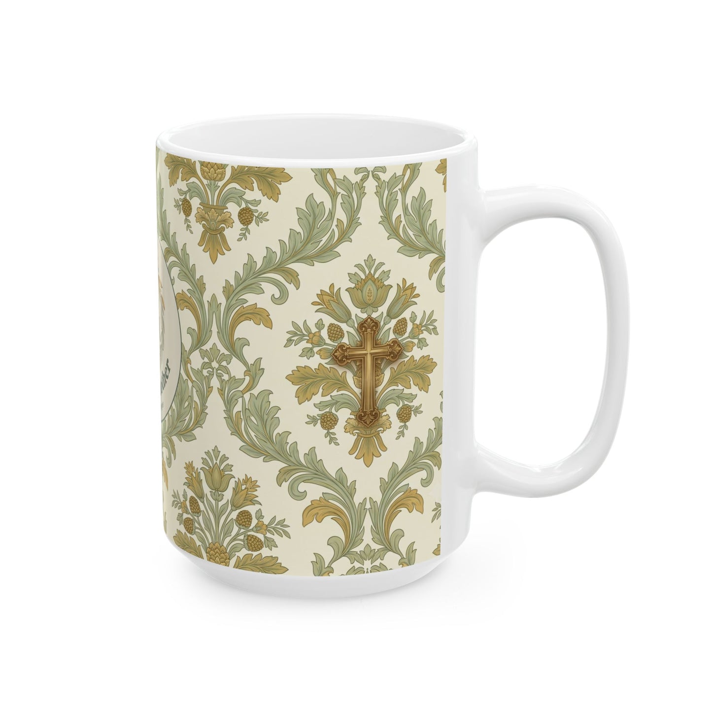 Prayerful Mother Ceramic Mug — Faithful Mom Coffee Cup (11oz/15oz)
