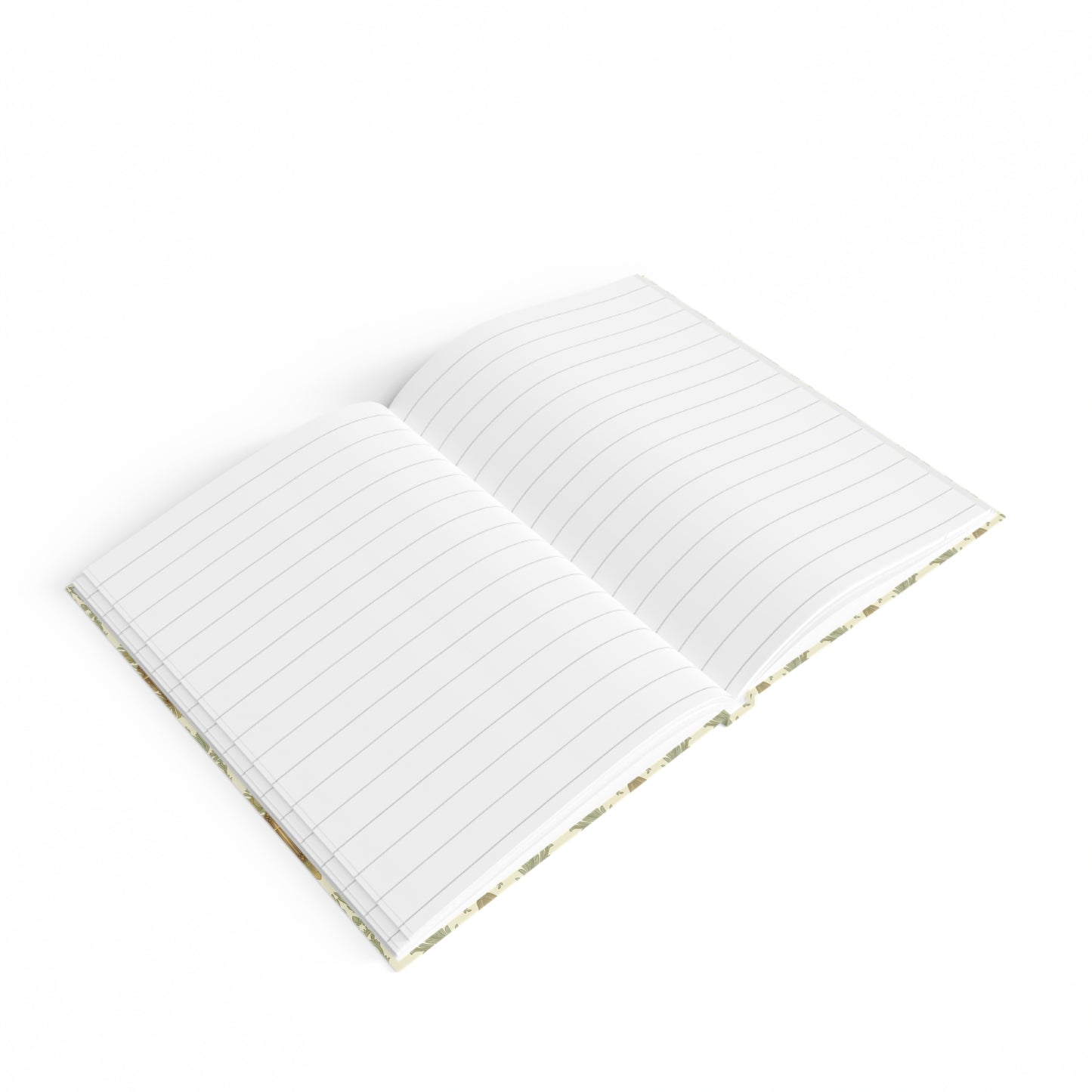 Vintage Damask Ruled Journal — Elegant Lined Notebook for Notes & Journaling