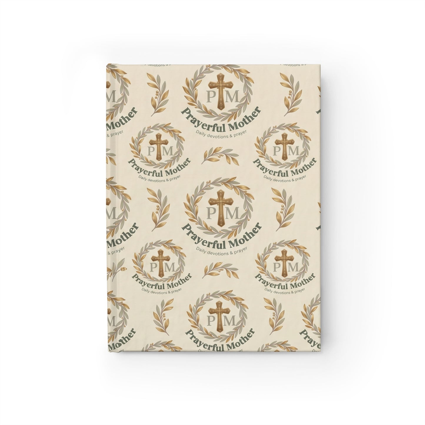 Prayerful Mother Journal — Lined Spiritual Keepsake Notebook